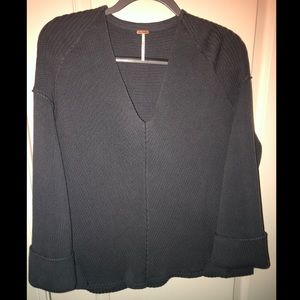 Dark Gray Free People Sweater